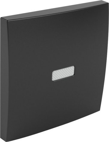 Efapel Efapel Logus90 klawisz do łącznika 1-2-biegunowego uniwersalnego lub zwiernego czarny 90602 TPM