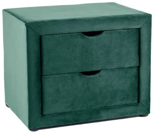 Szafka nocna ET-002 VELVET zielona SIGNAL