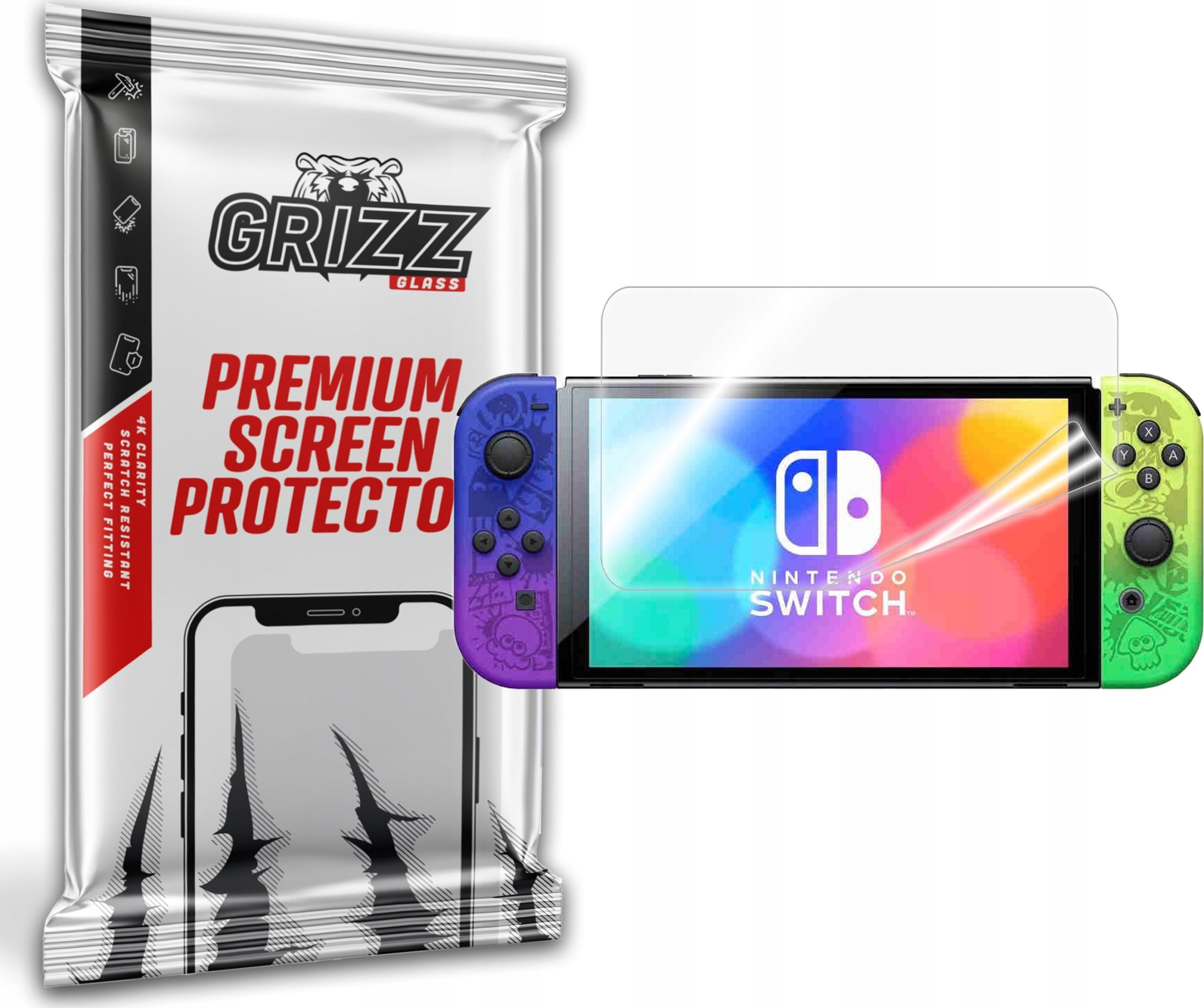 GrizzGlass Folia ceramiczna GrizzGlass CeramicFilm do Nintendo Switch OLED