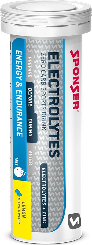 Sponser Elektrolity SPONSER ELECTROLYTES TABS lemon mix tabletki pudełko (12 x 10 tabletek) - SPN-80-851