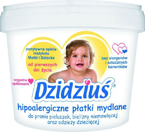 Dzidziuś Płatki mydlane do prania wiadereczko 400g