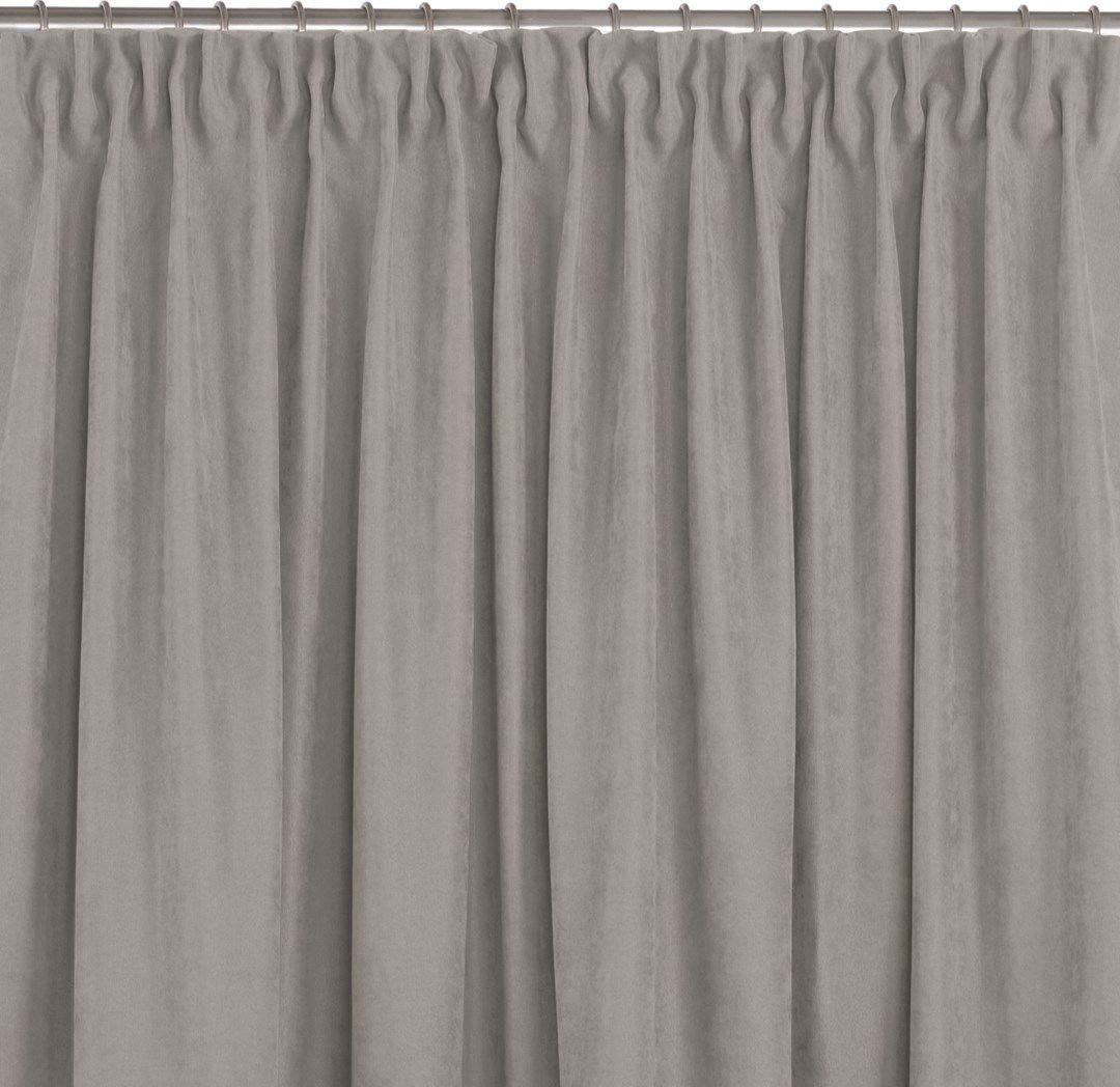 Homede Zasłona MILANA cappuccino szenila 280x225 HOMEDE