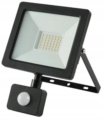 Naświetlacz V-TAC Projektor LED 50W 5700lm 4000K z czujnik czarny IP65 GW-0015