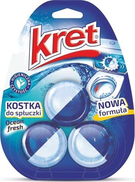 Kret KRET_Kostka do spłuczki Ocean Fresh 3x50g