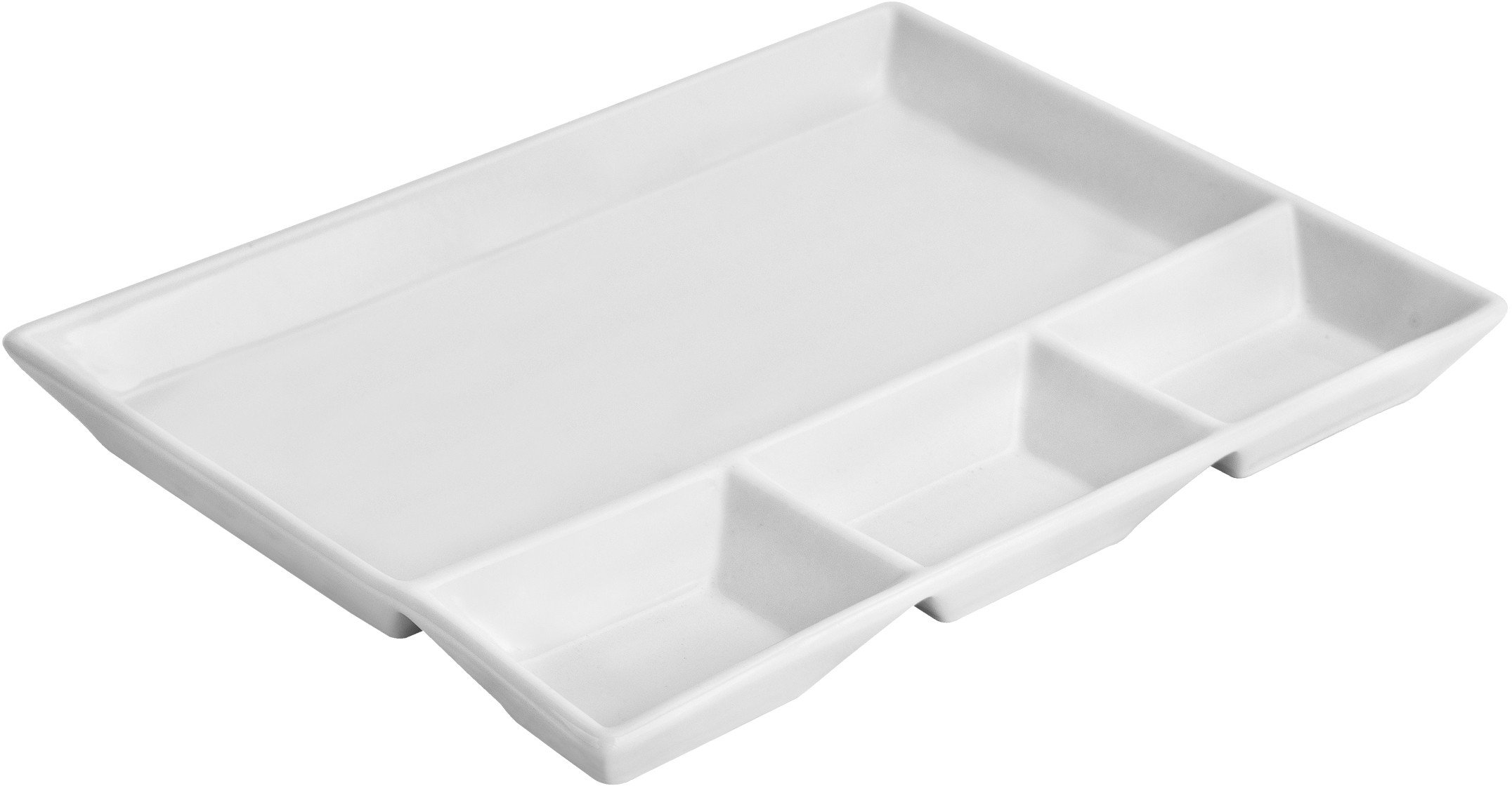 Porcelanowa patera 23x18 cm do foundue