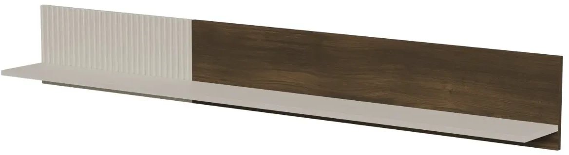 Półka wisząca RANDOM 2 P-2 180cm orzech/kaszmirowa HALMAR