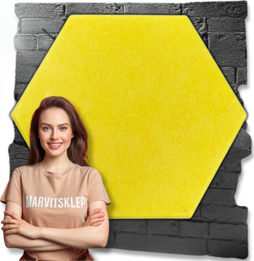 Iteams4Now Panele ścienne filcowe 3d heksagon zagłówek samoprzylepne akustyczne soft