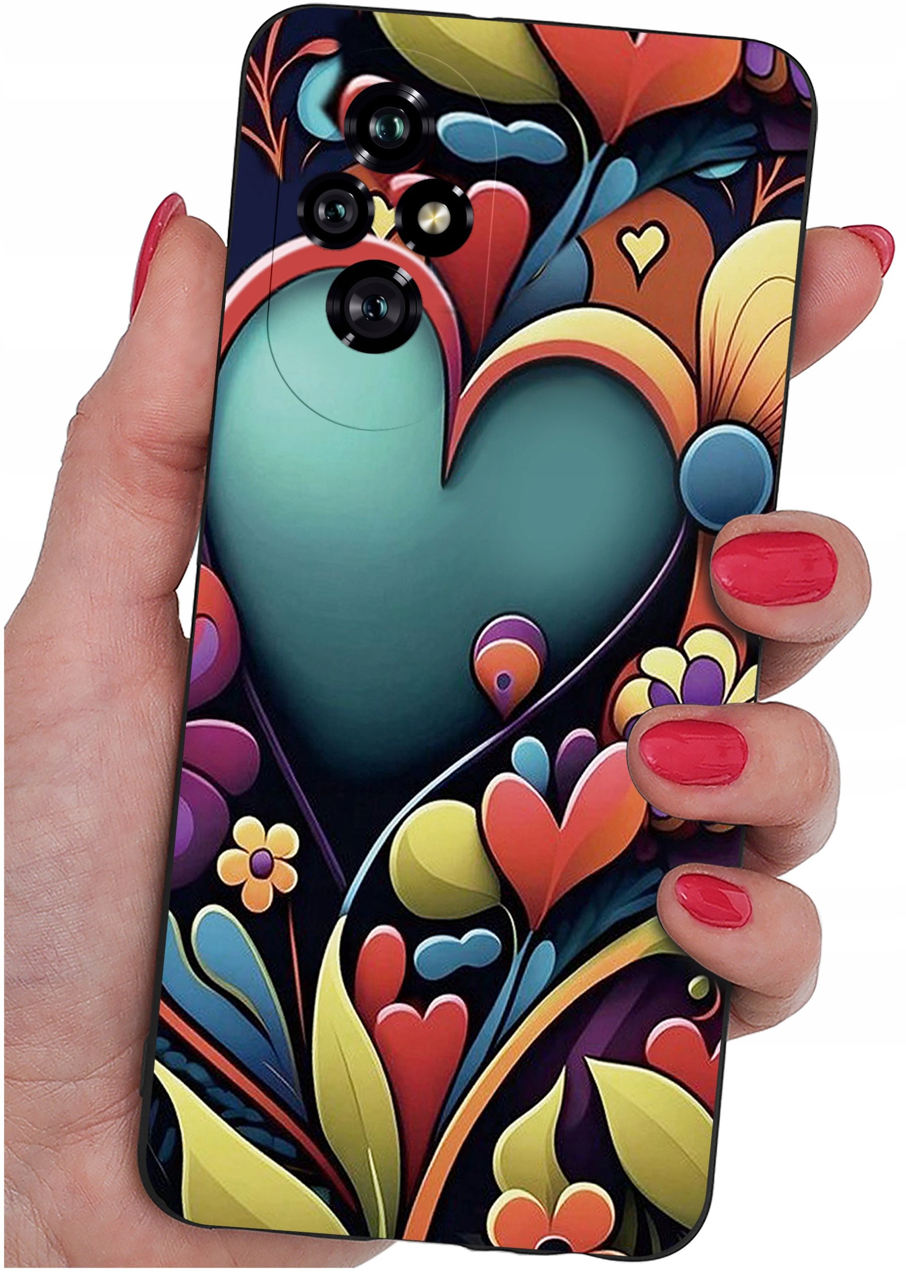 ETUI do Honor 200 5G | WZORY | SILIKONOWE MATT CASE + SZKŁO 9H