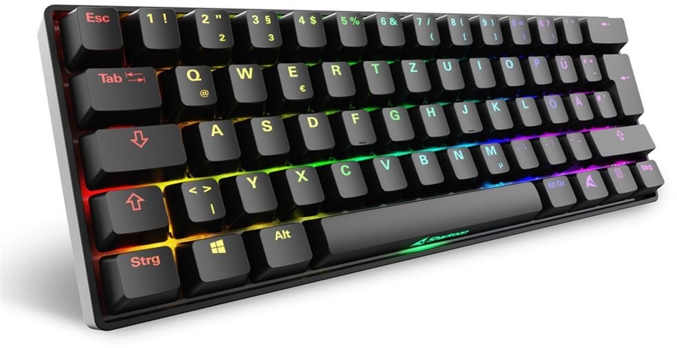 Sharkoon Gaming Tastatur Skiller SGK50S4 Gen2 schw.-gelb RGB
