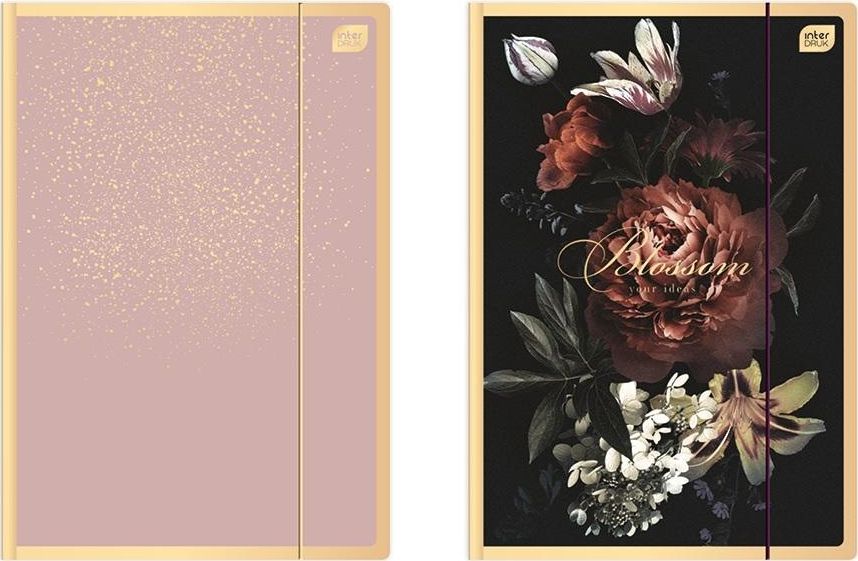 Interdruk Teczka z gumką A4+ Satin Gold 1 (10szt)