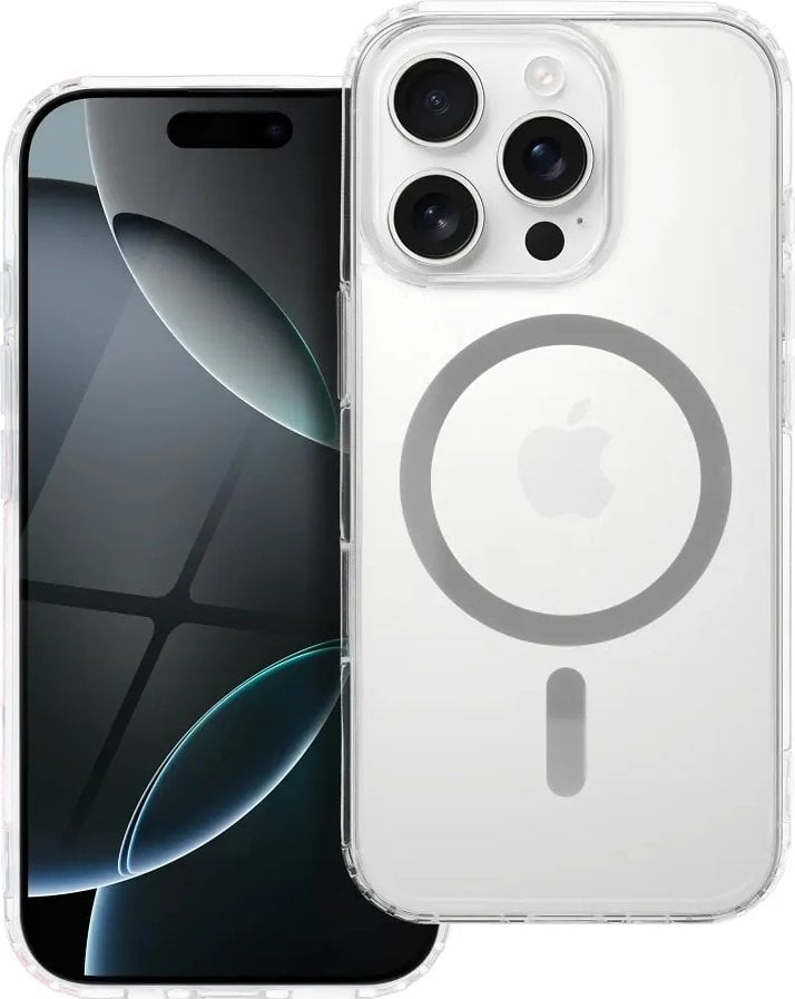 Drop Glue Colorful Ring Mag Cover kompatybilny z MagSafe pasuje do IPHONE 14 szary