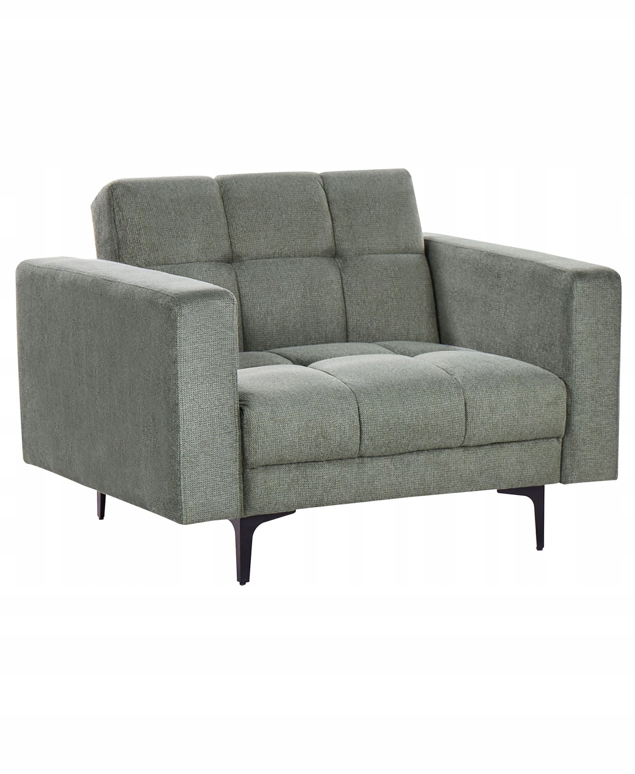 Beliani Fotel ALNES Ciemnozielony