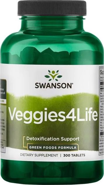 Swanson Swanson - Veggies4Life, 300 tabletek