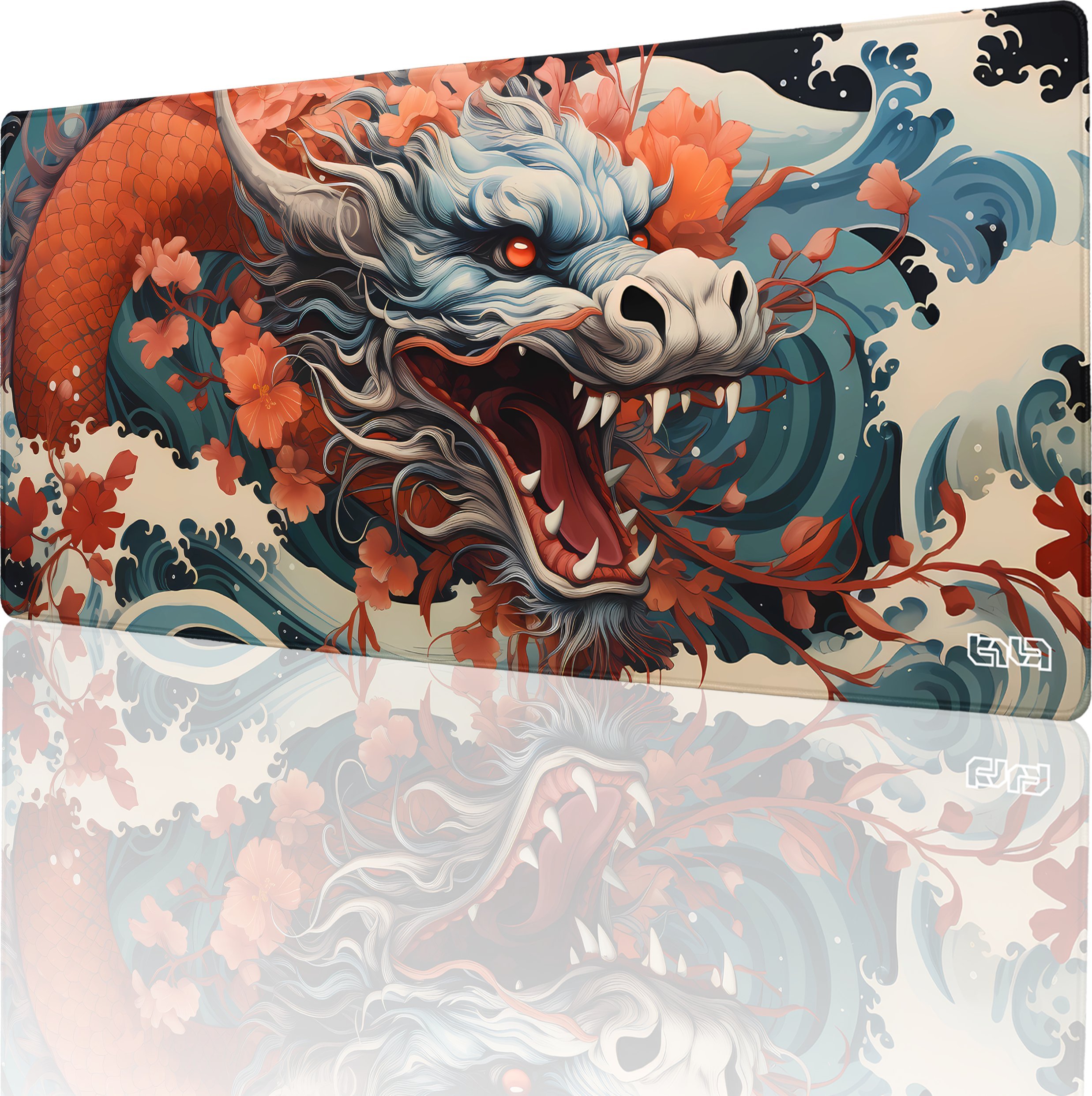 Podkładka Tilt DUŻA PODKŁADKA POD MYSZKĘ Chiński Smok 90x40 TILT Na biurko Prezent