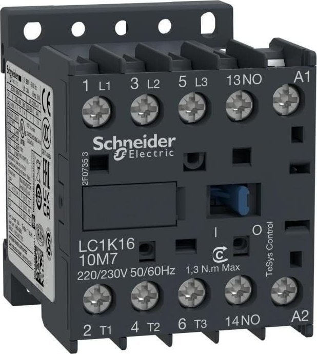 Schneider Electric STYCZ.TESYS K AC3 16A 3P 1NO 230VAC
