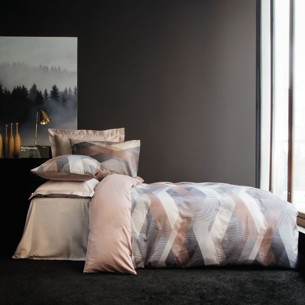 Issimo Pościel Issimo Helix Brown 160x200 + 2 szt 50x70