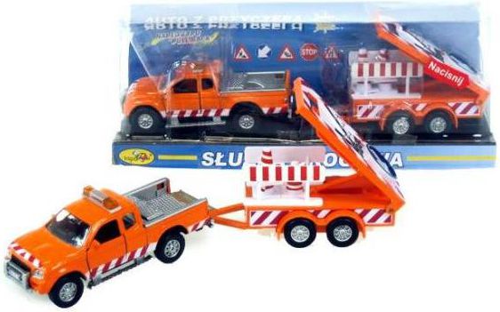 Hipo Auto służba drogowa PL, 28 cm, pod kloszem (HY0007)