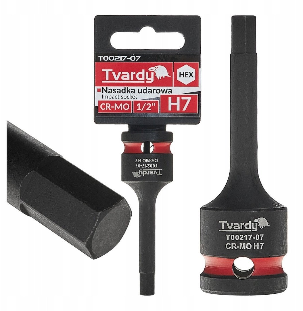 Nasadka udarowa HEX 1/2" H7 CR-MO (10/100)