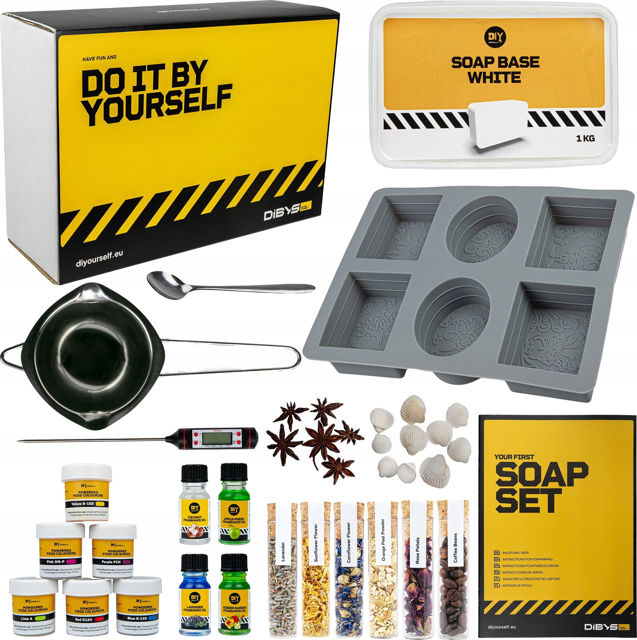 Dalli Werke SET ZUM SELBERMACHEN VON SEIFE SEIFENBASIS WEIAY 1 KG