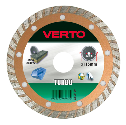 Verto Tarcza diamentowa gładka do glazury 180mm 61H3T8