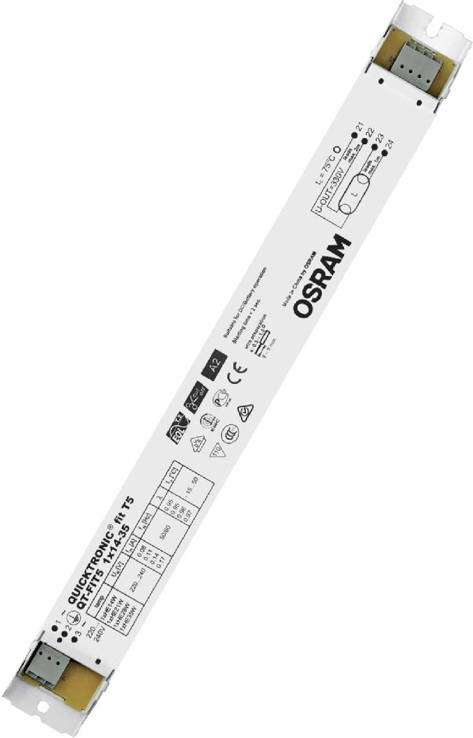 Osram Statecznik elektroniczny do świetlówek T5 Q5-FIT5 1 x 14-35W (4008321971234)