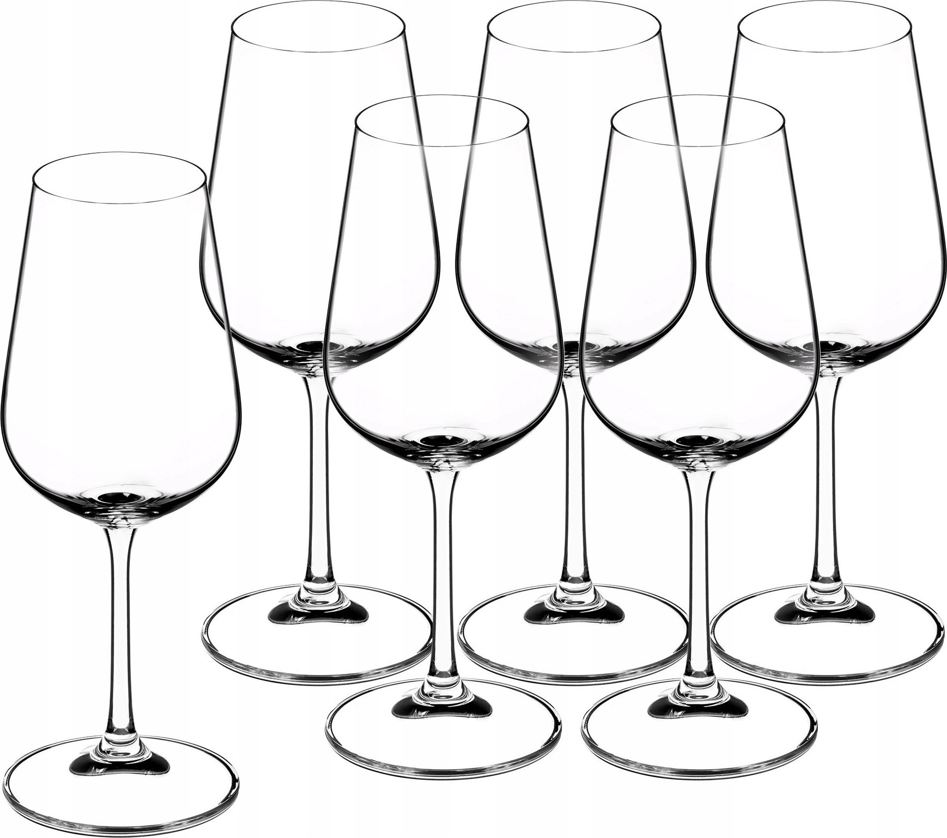 Kadax Kieliszki Do Wina Białego Komplet 6 szt 360ml