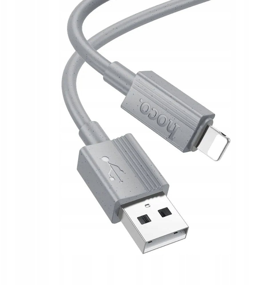 Kabel USB Hoco USB-A - Lightning 1 m Szary