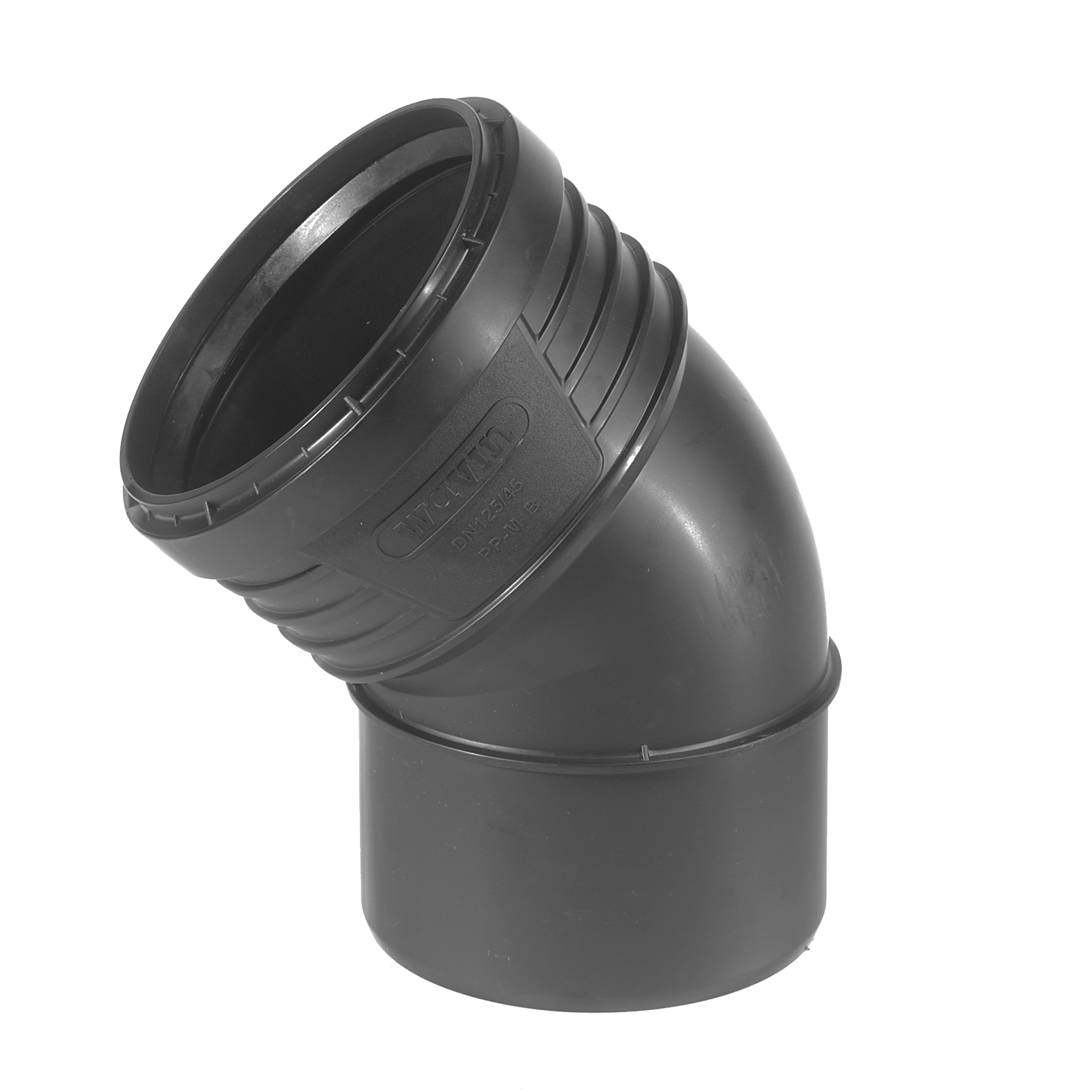 Wavin Kolano 45° SiTech+ 110mm czarne (3067729)