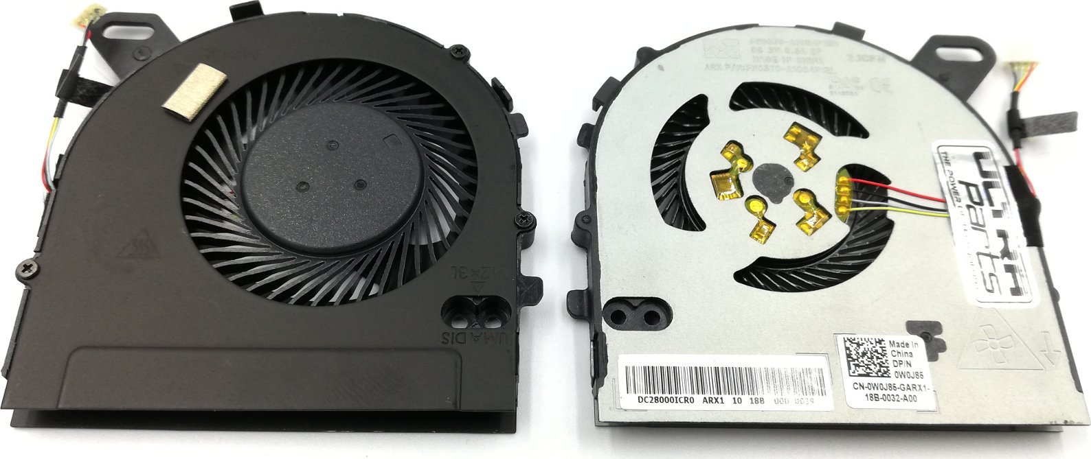 Wentylator Ultra Parts Wentylator DELL Vostro 5468 5568 7560 P62F V5468 Inspiron 15 7560 W0J86 0W0J86