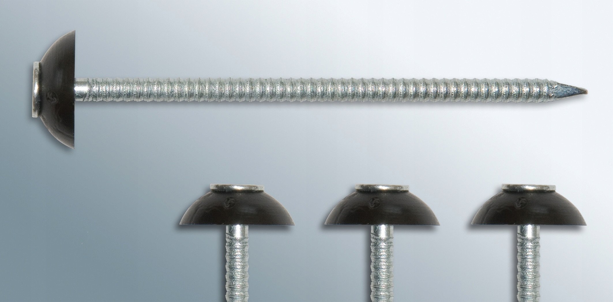 BITUMEN CORRUG.SHEET NAIL BLACK 200PCS