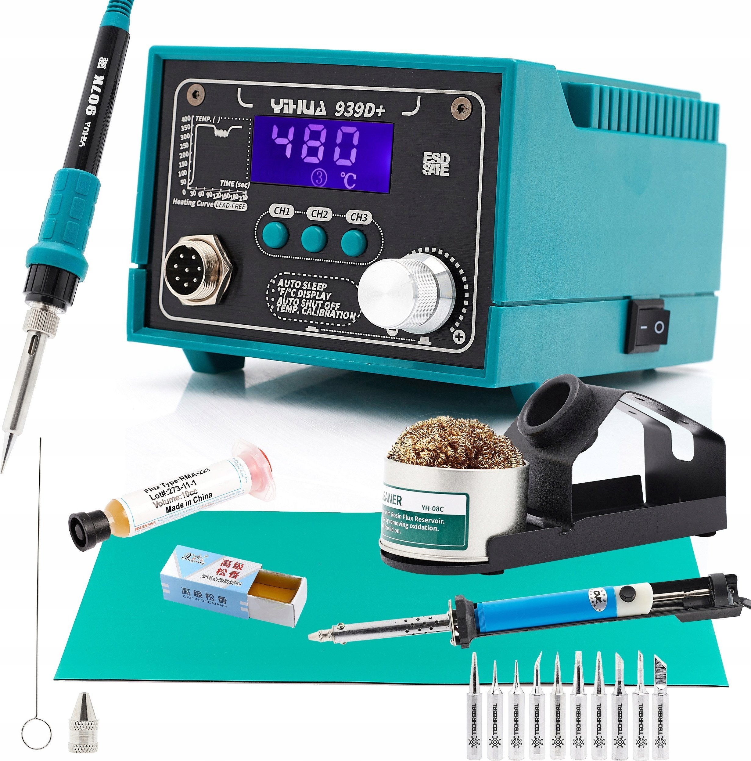 Techrebal STACJA LUTOWNICZA YIHUA 939D+ DO SERWISU ODSYSACZ