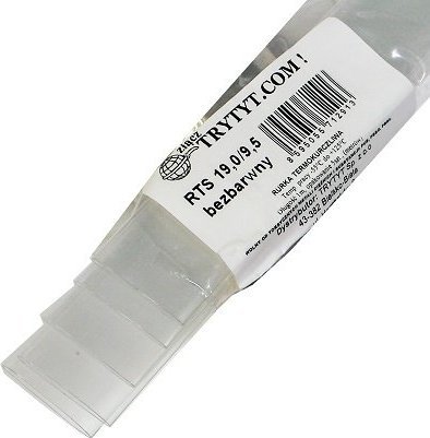 Trytyt 5x Koszulka termokurczliwa RTS 19/9,5 bezbarwna