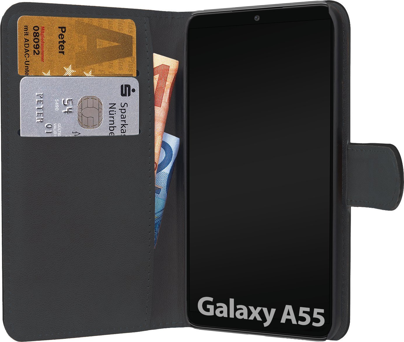 Pedea PEDEA Book Cover Classic für Samsung Galaxy A55 5G, schwarz
