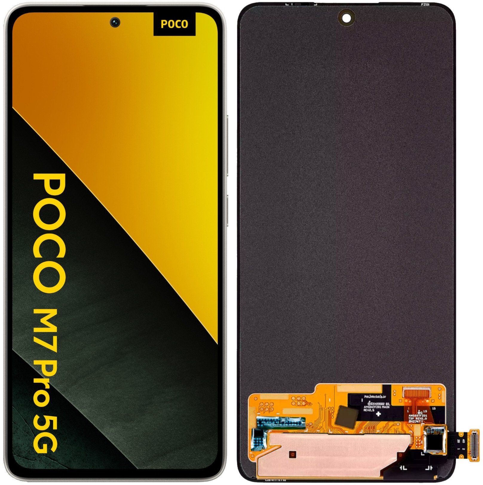 Wyświetlacz do Xiaomi Poco M7 Pro 5G LCD 2409FPCC4G Ekran Oled