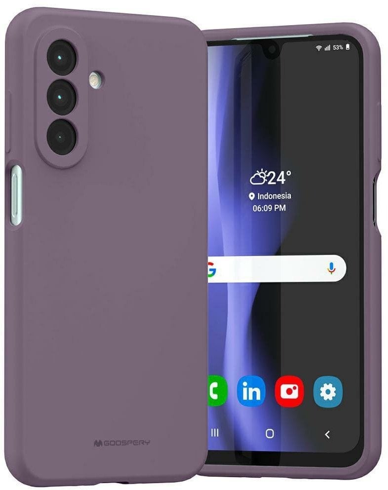 Etui Mercury Silicone do Samsung Galaxy A26 fioletowy