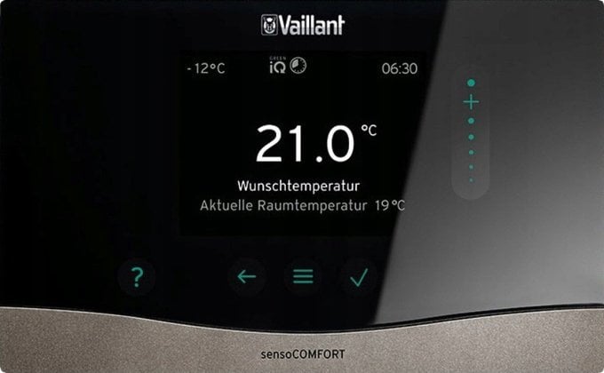 Vaillant Systemowy regulator pogodowy VRC 720f sensoCOMFORT w wersji radiowej
