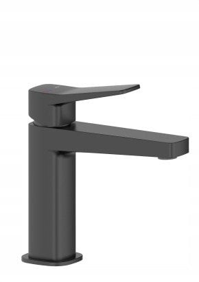 4522-815-81 / KFA / MALAGA / BATERIA UMYWALKOWA STOJĄCA, ZE SPUSTEM CLICK CLACK, BLACK /