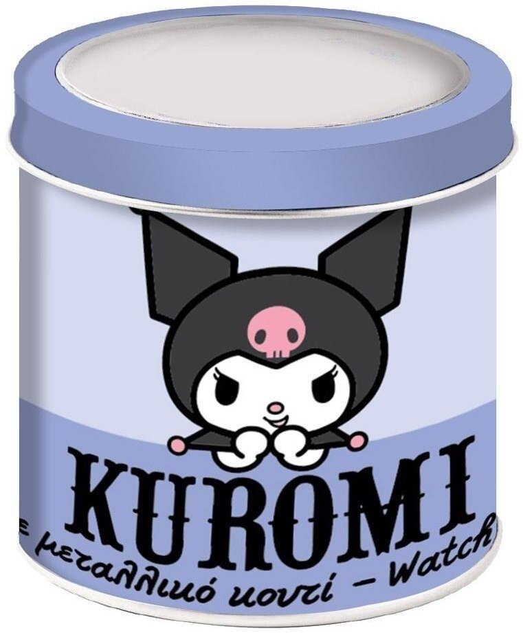 Zegarek analogowy w puszce Kuromi