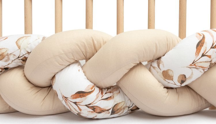 Sensillo WARKOCZ DO ŁÓŻECZKA BEŻOWY ROŚLINY 210 CM