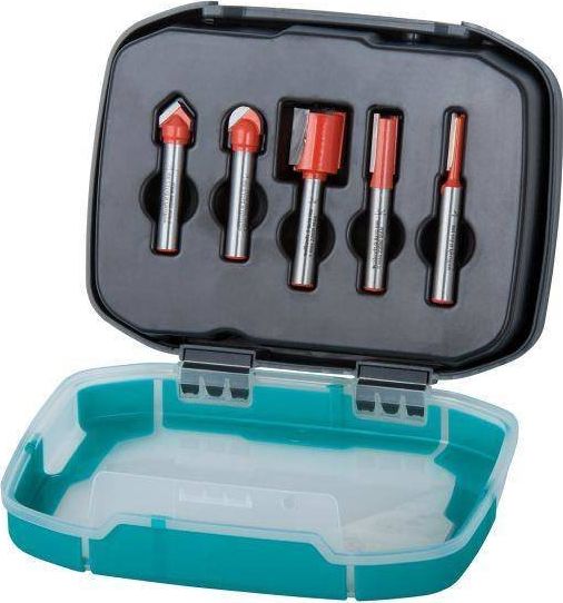 Wolfcraft Zestaw frezów do rowków Wolfcraft [5 szt.]