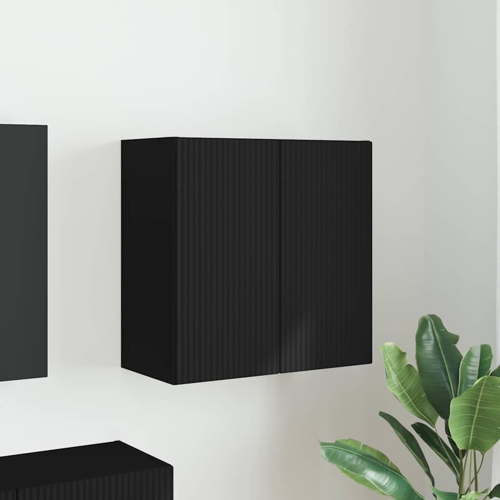 vidaXL Szafka pod telewizor czarny 59,5 x 31 x 60 cm