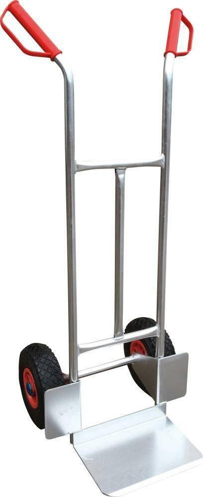 neutralna linia produktów Wozek taczkowy, alum., 150 kg, 305x200mm,opony pneumat.