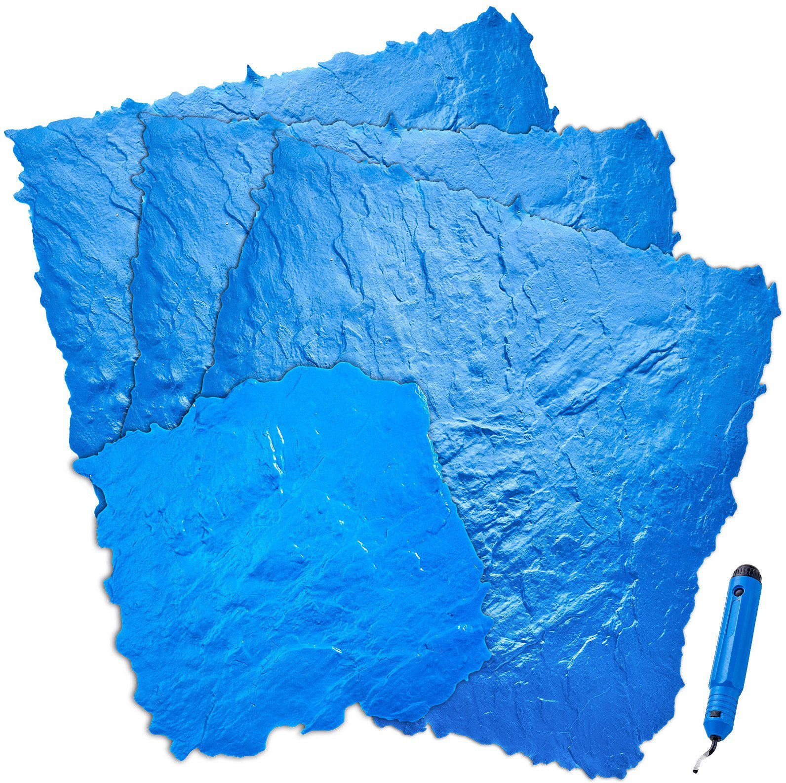 Zestaw matryc do odciskania wzorów w betonie 4 sztuki (91 x 46 cm)