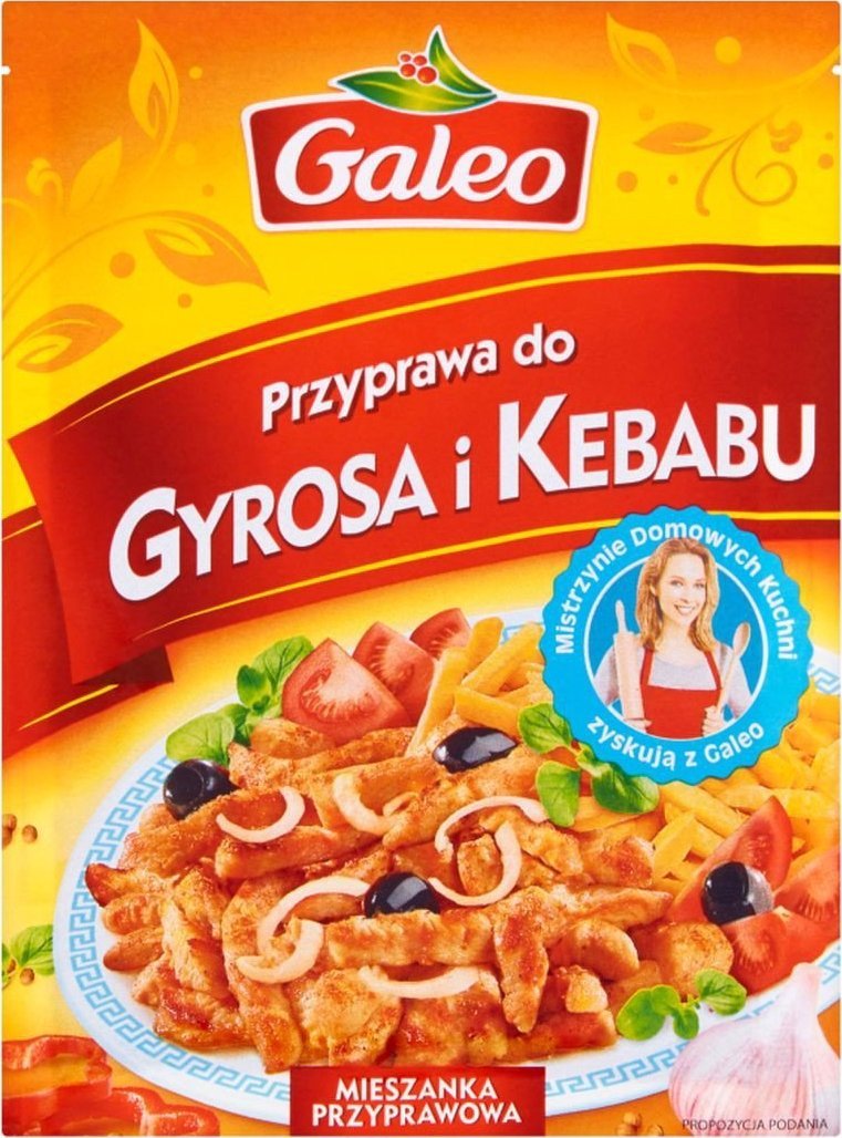 Galeo Galeo Przyprawa do gyrosa i kebabu 20 g
