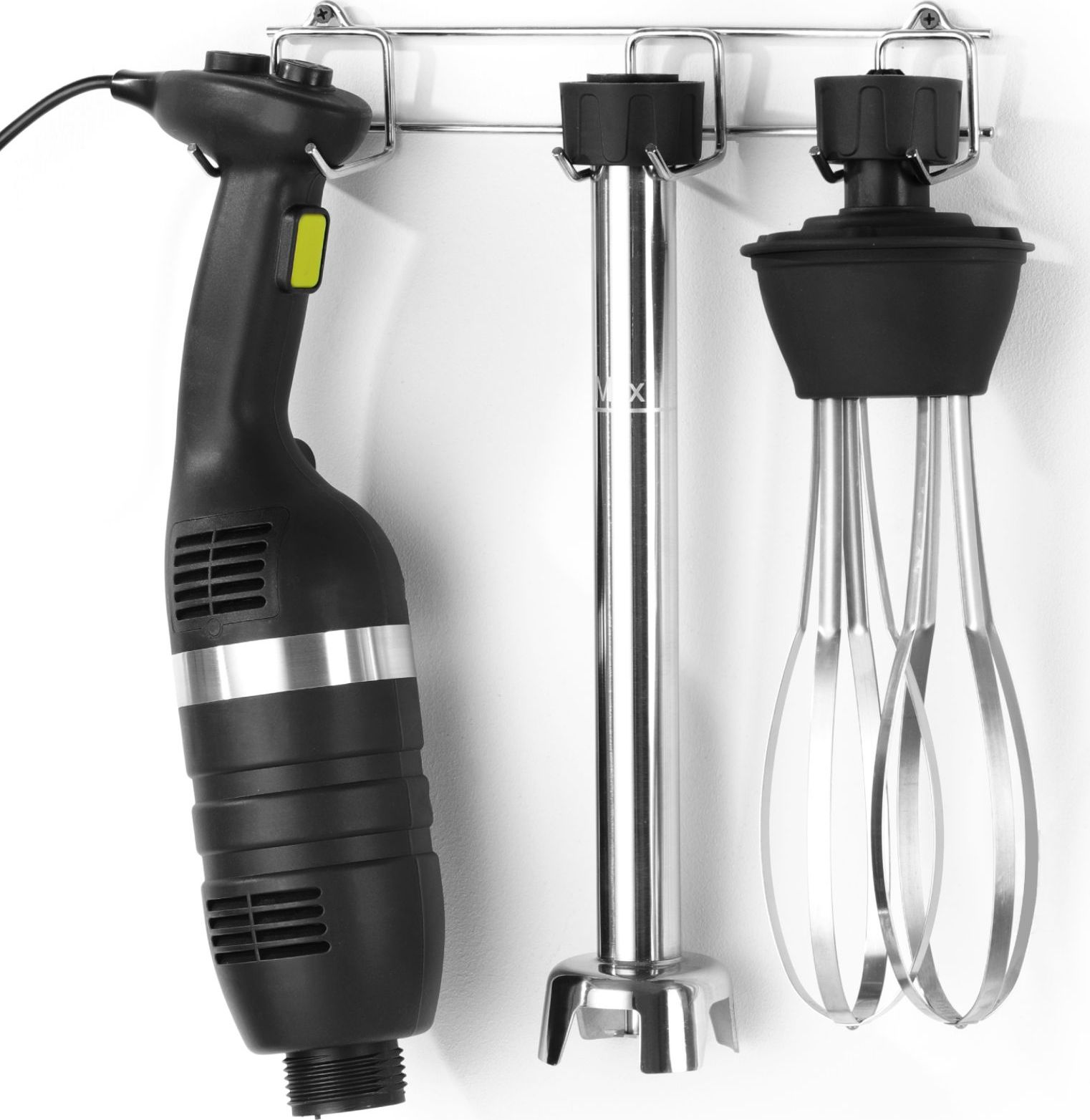 Hendi Blender mikser ręczny z trzepaczką rózgą 2w1 + wieszak Kitchen Line 350 W - Hendi 222393 Blender mikser ręczny z trzepaczką rózgą 2w1 + wieszak