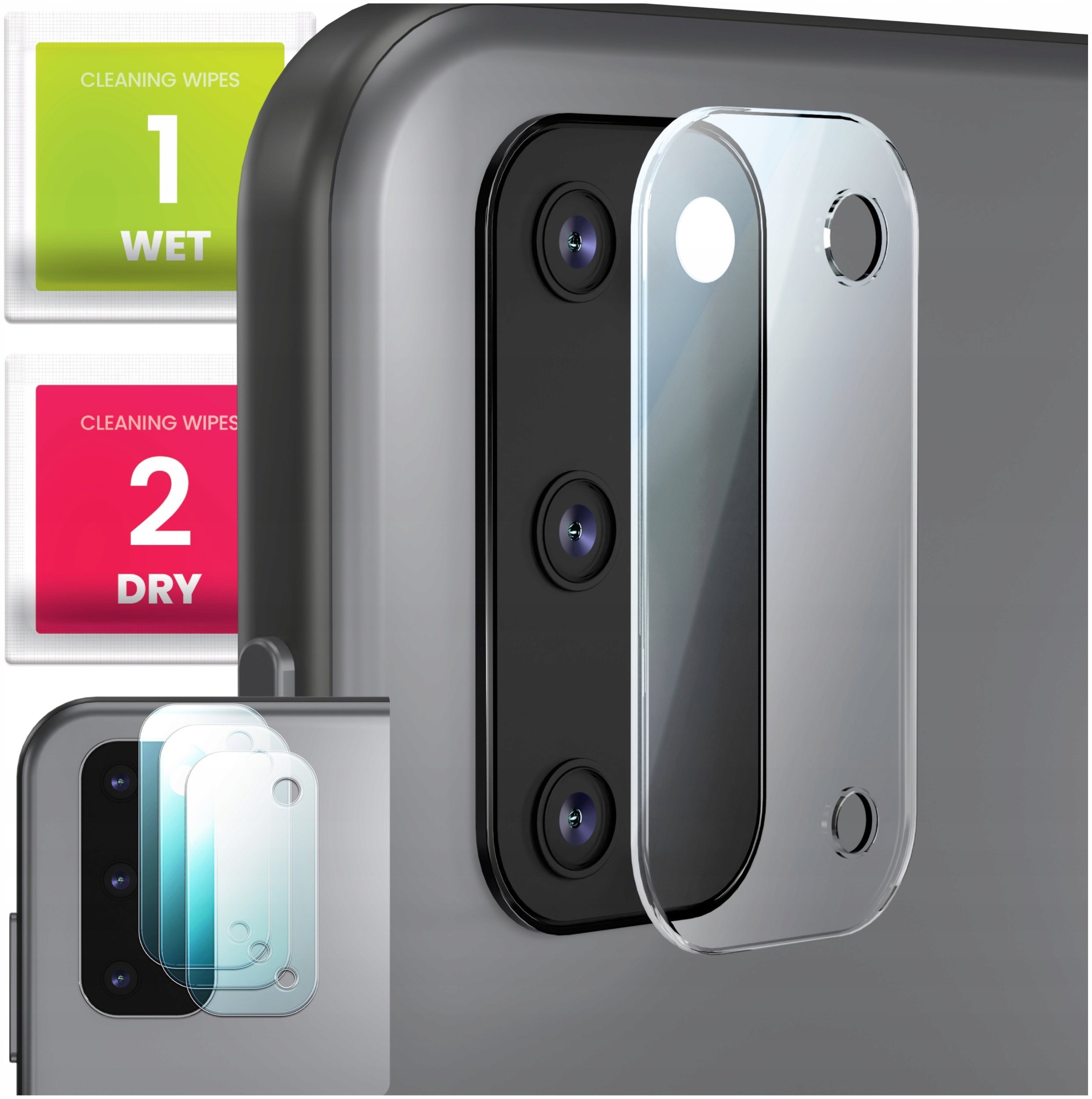 3-PAK Szkło Na Aparat Do Samsung Galaxy S20 Plus (Hartowane, Na Obiektyw)