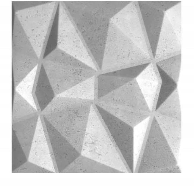 Panele ścienne dekoracyjne szare 50x50 cm opakowanie 8 sztuk