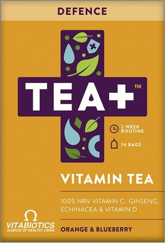 VITABIOTICS_Tea+ Defence herbata witaminowa wspierająca odporność z witaminą C 14 torebek