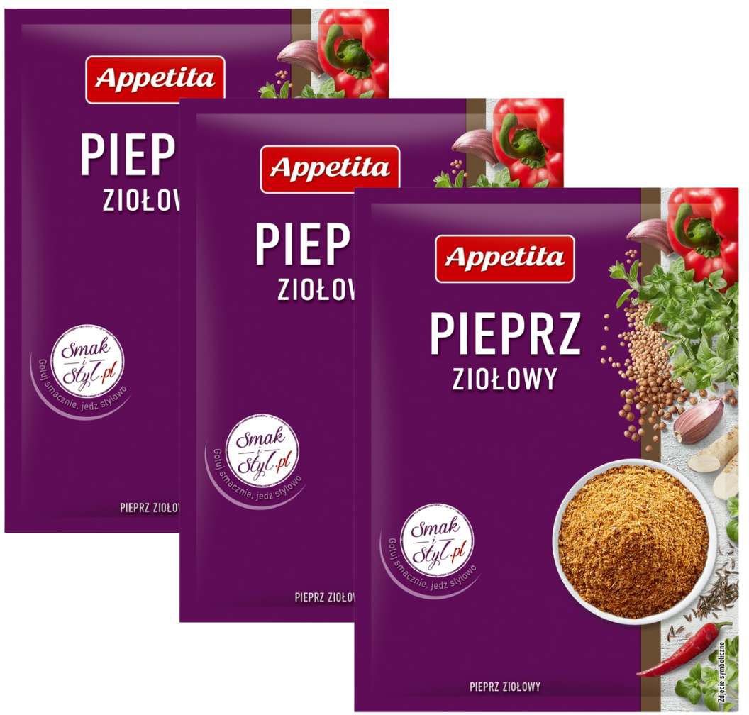 Appetita Pieprz ziołowy 20 g x 3 sztuki
