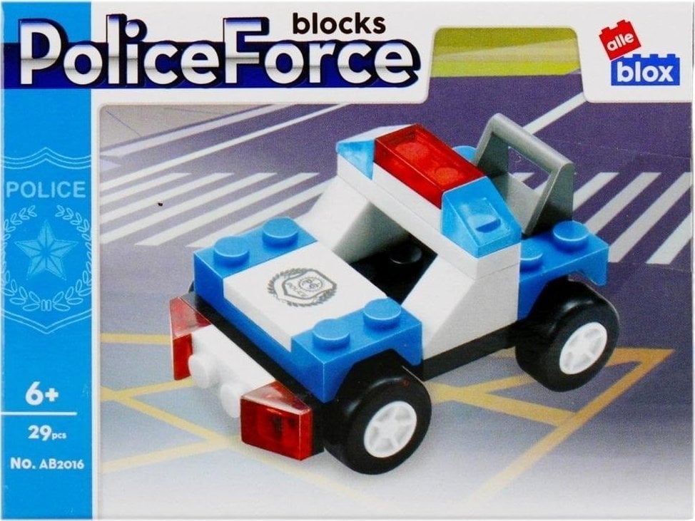 ALLEBLOX Klocki konstrukcyjne Policja ALLEBOX
